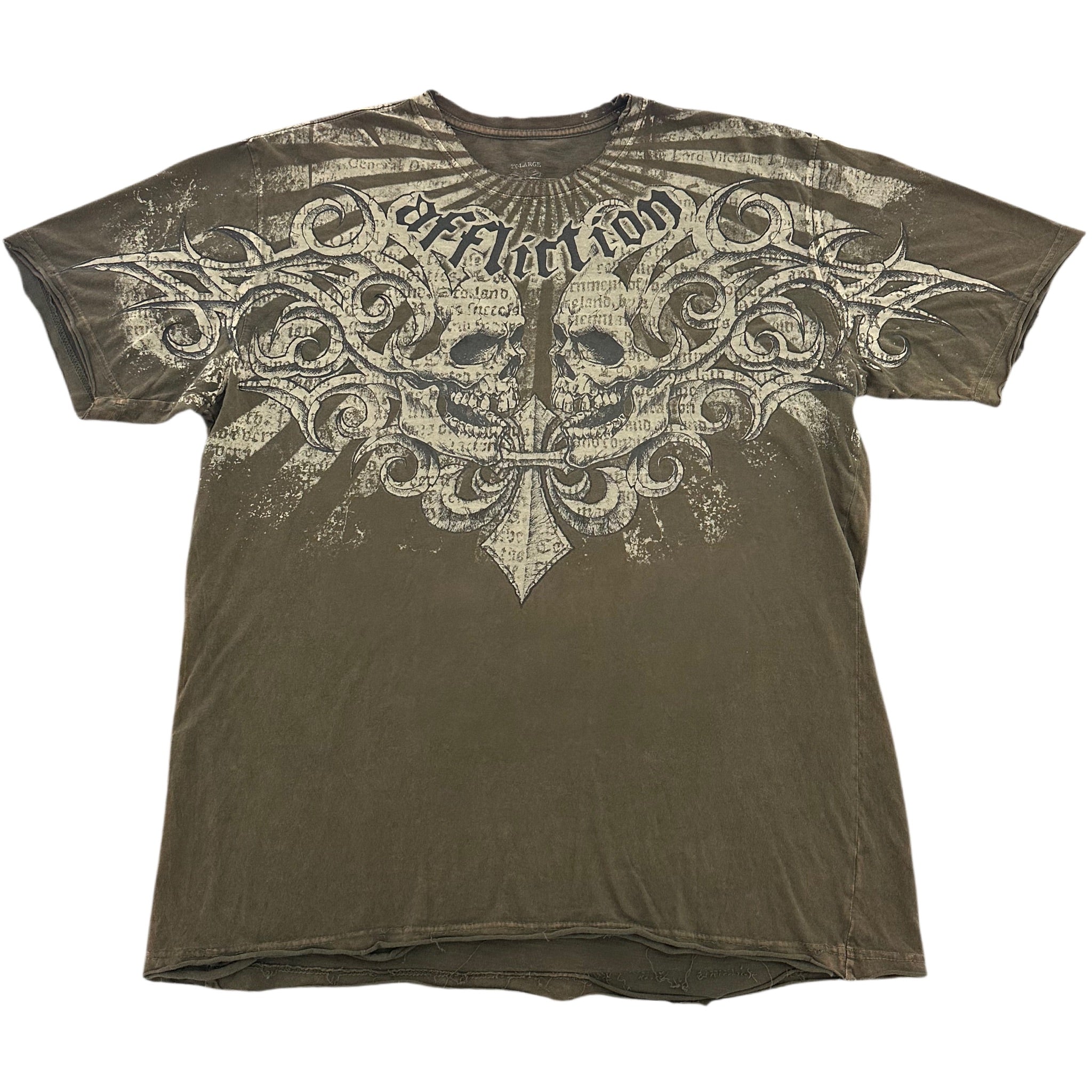 2000s Affliction Skull Tee