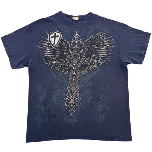 2000s Grunge Cross Tee