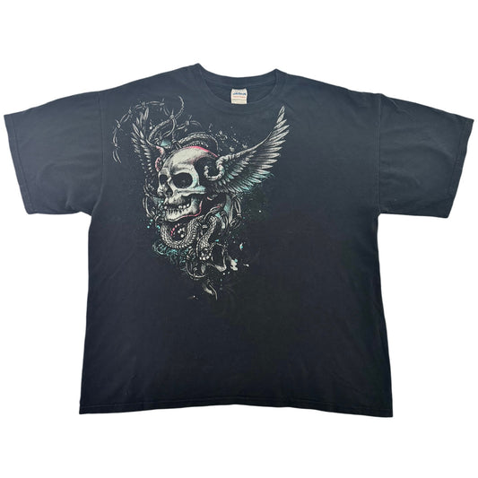Winged Skull Graphic Tee